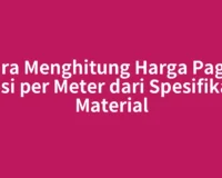 Cara Menghitung Harga Pagar Besi per Meter dari Spesifikasi Material
