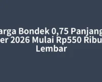 Harga Bondek 0,75 Panjang 6 Meter 2026 Mulai Rp550 Ribu per Lembar