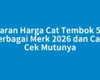 Kisaran Harga Cat Tembok 5 Kg Berbagai Merk 2026 dan Cara Cek Mutunya