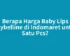 Berapa Harga Baby Lips Maybelline di Indomaret untuk Satu Pcs?