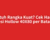 Butuh Rangka Kuat? Cek Harga Besi Hollow 40X80 per Batang