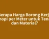 Berapa Harga Borong Kerja Kanopi per Meter untuk Tenaga dan Material?