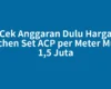 Cek Anggaran Dulu Harga Kitchen Set ACP per Meter Mulai 1,5 Juta