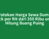 Patokan Harga Sewa Dump Truck per Rit dari 350 Ribu untuk Hitung Buang Puing