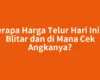 Berapa Harga Telur Hari Ini di Blitar dan di Mana Cek Angkanya?