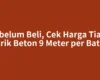 Sebelum Beli, Cek Harga Tiang Listrik Beton 9 Meter per Batang