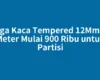 Harga Kaca Tempered 12Mm per Meter Mulai 900 Ribu untuk Partisi